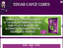 Tablet Screenshot of edgarcaycecures.com